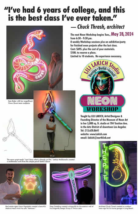 Neon Workshop Flyer May 28, 2024